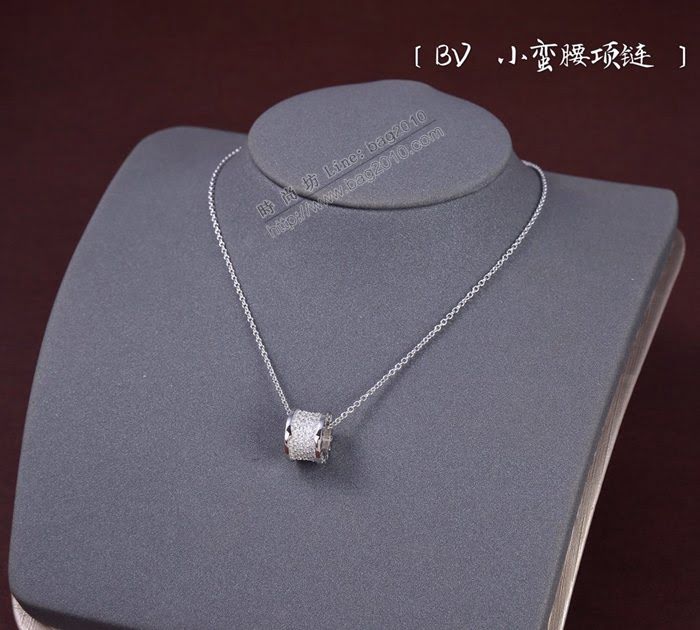 Bvlgari飾品 寶格麗經典火爆小蠻腰項鏈 925純銀  zgbq3050
